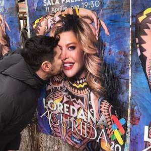 FOTO / Loredana Groza, sărutată de bărbaţi, în plină stradă. Fanilor nu le-a venit să creadă