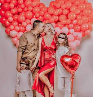 Andreea Bănică, imagine emoționantă alături de soț și copii. Ce mesaj a postat vedeta de Valentine's Day: ,,Este luna iubirii” / FOTO
