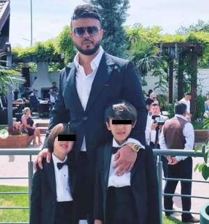 Gabi Bădălău, imagini emoționante cu cei doi fii ai săi și ai Claudiei Pătrășcanu. Afaceristul urmează să devină tată din nou / FOTO