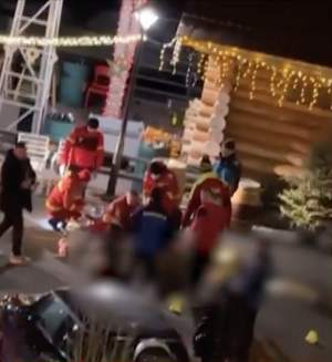 Primele imagini după atacul de la petrecerea cu vedete din Dâmbovița. Paramedicii au încercat să salveze viața bărbatului / FOTO