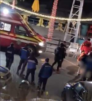 Primele imagini după atacul de la petrecerea cu vedete din Dâmbovița. Paramedicii au încercat să salveze viața bărbatului / FOTO
