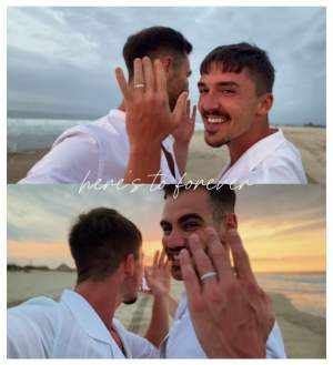 Emil Rengle și iubitul său, Alejandro, s-au logodit. Cum au dat vestea fanilor: ”Împreună vom crea...” / VIDEO
