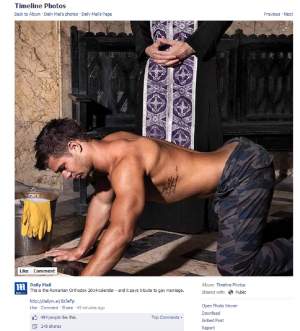 O nouă lovitură din partea englezilor! Chiar azi, de Sfântul Ion, presa din Marea Britanie a publicat un calendar românesc ortodox cu gay!