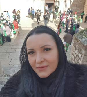 Silvana Rîciu, Paşte la mănăstire: "Băiatul meu vrea să devină preot"