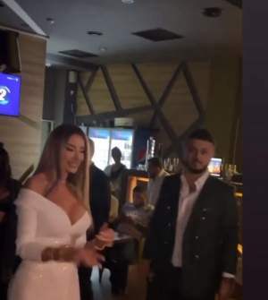 Bianca Drăgușanu și Gabi Bădălău, surprinși în timp ce dansează împreună la aniversarea blondinei. Gesturile făcute în văzul tuturor / VIDEO