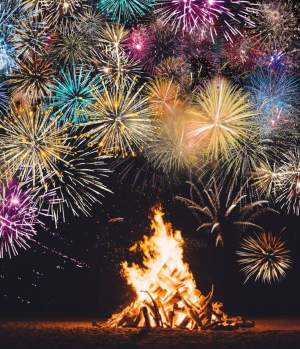 Test de atenție de Anul Nou. Poţi vedea cele trei artificii rotunde din imagine în doar 9 secunde? / FOTO