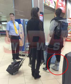 VIDEO EXCLUSIV  Primele imagini cu Cristi Chivu după operaţie! Cu piciorul imobilizat, fostul fotbalist a plecat în America!