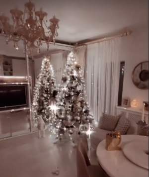 Cum și-a decorat Bianca Drăgușanu casa de Crăciun. Blondina și fiica ei, Sofia, au primit deja primele cadouri / FOTO