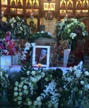 Imagini sfâșietoare din capela în care se află sicriul cu trupul fără viață al lui Răzvan Ciobanu. VIDEO