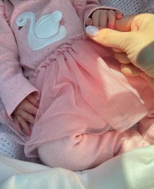 Maria Iordănescu a născut! Fiica lui Anghel Iordănescu a postat prima fotografie cu micuța ei: „Totul meu!” / FOTO
