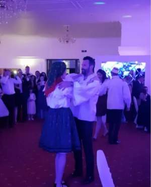 VIDEO / Nicolai şi Monica Tand, dans moroşenesc la nunta lui Sorin Brotnei! Cei doi naşi au atras privirile tuturor