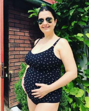 FOTO / Gabriela Cristea, nerăbdătoare să nască! Ce va face imediat după ce îşi va strânge în braţe fetiţa