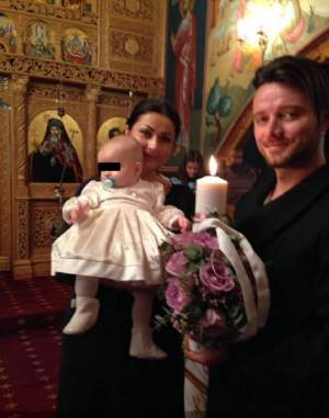FOTO / Gabriela Cristea și Tavi Clonda au devenit părinți spirituali