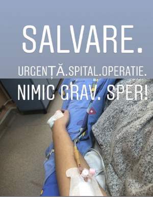 Iuliana Luciu, de urgenţă pe mâinile medicilor: "Salvare. Spital. Operaţie"