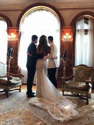 FOTO/  Imagini nedifuzate de la nunta Ralucăi Ogică