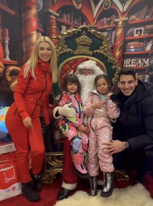 Andreea Bălan, vacanță în Laponia alături de fetele ei și Victor Cornea. Ella și Clara l-au vizitat pe Moș Crăciun: „Am avut lacrimi în ochi!” / VIDEO
