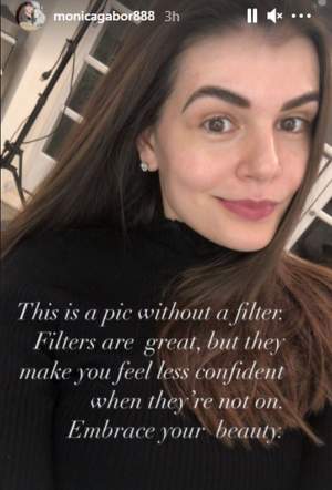 Mesajul Monicăi Gabor pentru divele care folosesc filtre pe Instagram. Fosta soție a lui Irinel Columbeanu nu s-a temut să spună asta