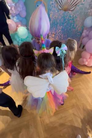 Andreea Bălan  i-a organizat o petrecere de basm fiicei sale! Clara a împlinit 5 ani / FOTO