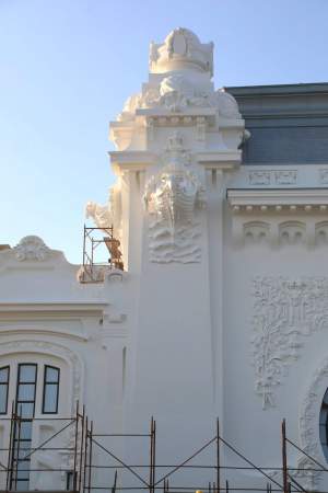 Au fost finalizate lucrările la fațada de nord a Cazinoului din Constanța. Cum arată acum clădirea / FOTO