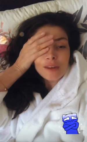 VIDEO / Alina Puşcaş, probleme de sănătate: "Am răcit foarte tare"