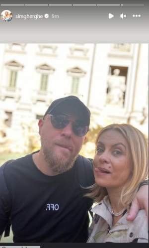 Simona Gherghe, escapadă romantică alături de soțul ei. Cum s-au fotografiat cei doi: „Când îți bei cafeaua la Roma ...” / FOTO