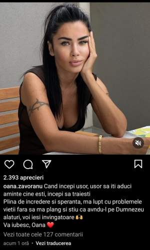 Cum reușește Oana Zăvoranu să treacă peste divorțul de Alex Ashraf: „Mă lupt cu problemele vieții...”. Noi declarații ale vedetei