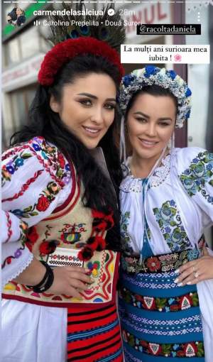 Sora lui Carmen de la Sălciua își sărbătorește ziua de naștere. Ce urare specială i-a făcut cântăreața: „Să rămâi un om credincios...” / FOTO
