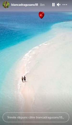 Bianca Drăgușanu și Gabi Bădălău, prima fotografie împreună din Maldive? Imaginea postată de diva sexy / FOTO