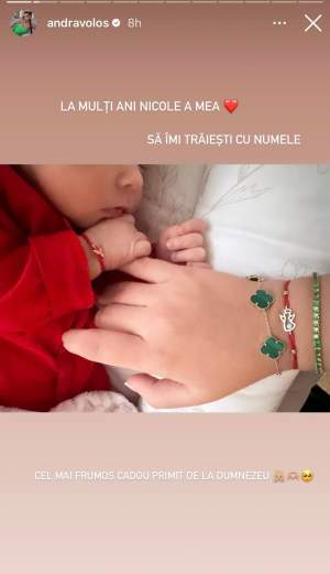 Andra Volos, postare emoționantă pe internet pentru fiica ei, micuța Nicole, care își aniversează ziua de nume: „Cel mai frumos cadou primit de la Dumnezeu!” / FOTO