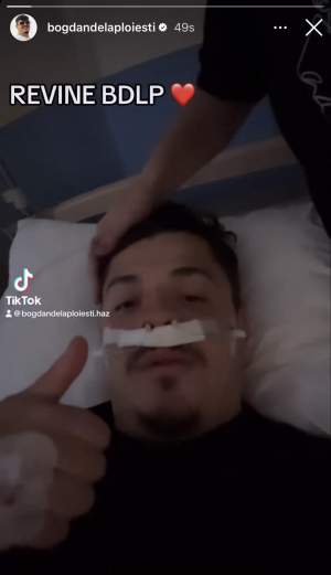 Bogdan de la Ploiești, pe patul de spital! Artistul și-a îngrijorat fanii / VIDEO
