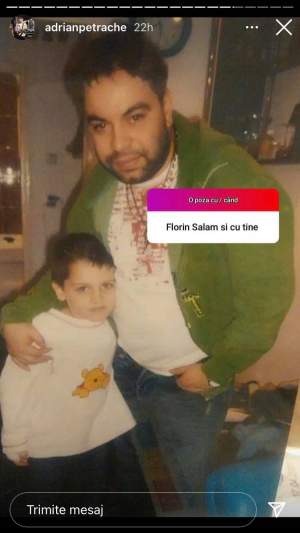 Adrian Petrache, fotografii de colecție alături de Florin Salam și Betty! Cum arăta nepotul manelistului în copilărie! / FOTO