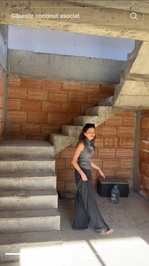 Valerie Lungu a făcut turul casei aflate în construcție. Cum va arăta locuința ei și a iubitului. S-au gândit și la camerele copiilor / FOTO