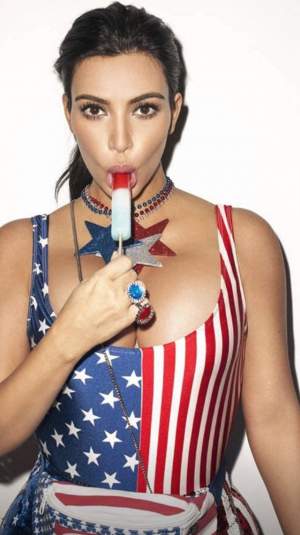FOTO / Kim Kardashian, gest de filme pentru adulți, de Ziua Americii. Ce a făcut vedeta întrece orice imaginație