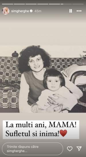 Simona Gherghe, imagine emoționantă cu mama ei, de 8 Martie! Cum arăta prezentatoarea TV în copilărie: „Sufletul și inima” / FOTO