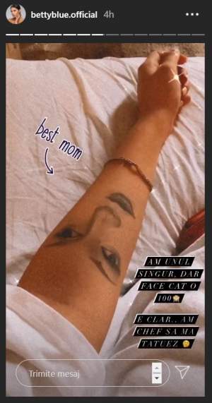 Betty Stoian vrea să își facă un nou tatuaj! Ce vrea să își deseneze permanent pe piele fiica lui Florin Salam: „Face cât 100” / FOTO