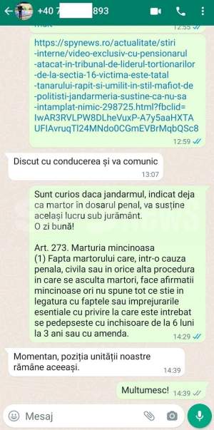 Liderul torționarilor de la Secția 16, prima declarație despre scandalul de la tribunal / Documente exclusive / Jandarmeria București se anchetează singură
