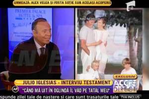 Julio Iglesias i-a declarat Simonei Gherghe că o iubeşte / VIDEO