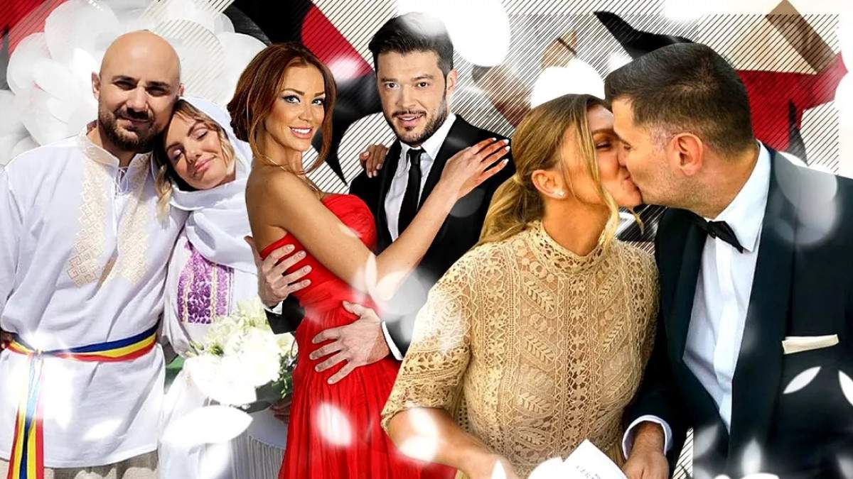 S-au despărţit cu scandal! Cele mai scurte căsnicii ale vedetelor din România