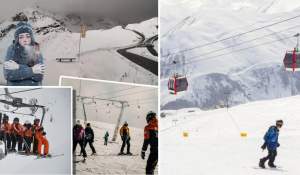 Ninge ca-n poveşti în weekend, s-a deschis sezonul la schi! Vreme de vin fiert pe pârtie, norii pufoşi aduc strat consistent de zăpadă