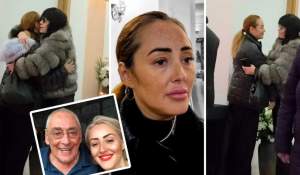 IMAGINI BOMBĂ cu Mariana Moculescu, la priveghiul lui Horia Moculescu. Uluitor cum și-a făcut apariția. Toți cei prezenți și-au dat coate când au văzut-o!