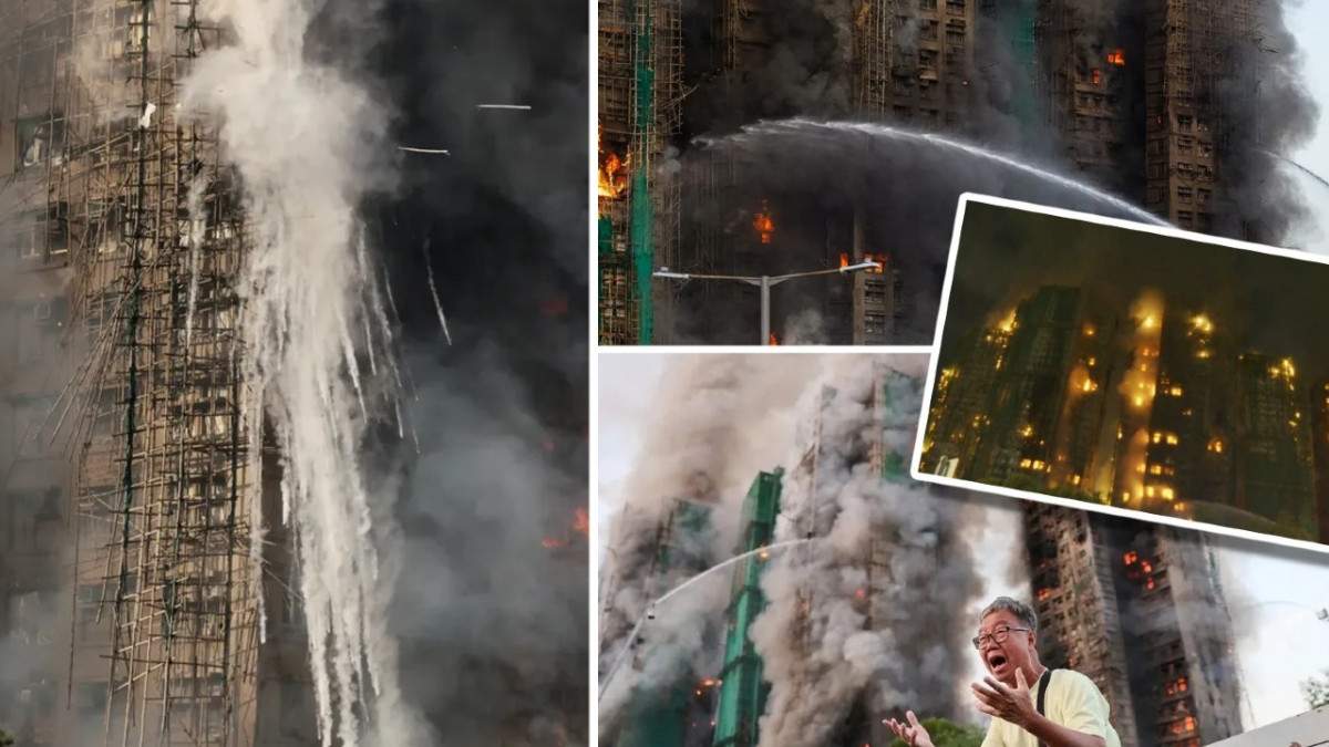 Imagini terifiante cu cel mai mare incendiu din ultima perioadă! Ard trei blocuri de 35 de etaje / VIDEO și FOTO înfricoșătoare!