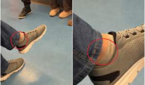 Apariţie halucinantă în metroul bucureştean! Tatuajul care le-a atras atenţia tuturor călătorilor! Posesorul lui ar putea face ani grei de închisoare