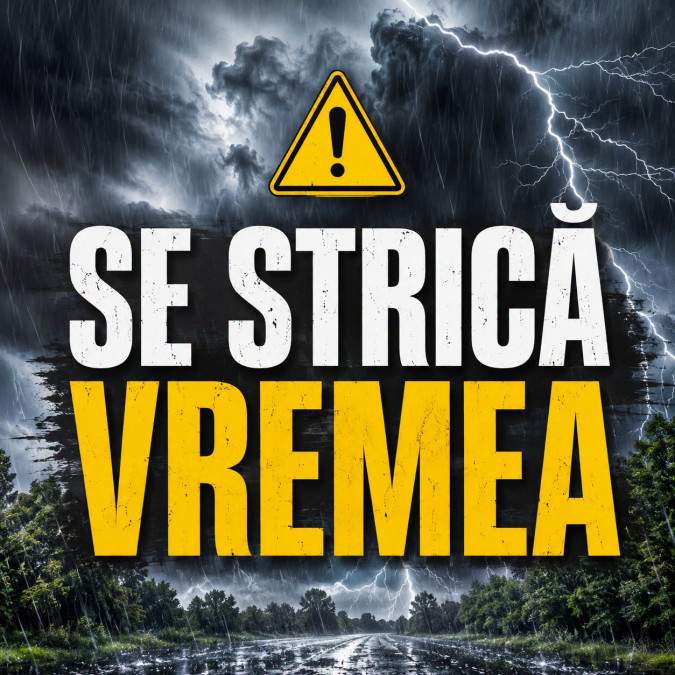 Alertă de la ANM. Vine URGIA! Ce zone sunt vizate de fenomenele extreme!