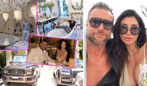 Imagini uluitoare din casa lui Philipp Plein și a Andreei Sasu. Luxul este orbitor. Doar în filme mai vezi așa ceva! Reședința e amenajată într-un stil extravagant / GALERIE FOTO