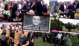 Gabi Mureșan a fost condus pe ultimul drum. Furtună puternică la slujbă, a plâns cerul pentru el. Imagini IMPRESIONANTE de la înmormântare! / GALERIE FOTO