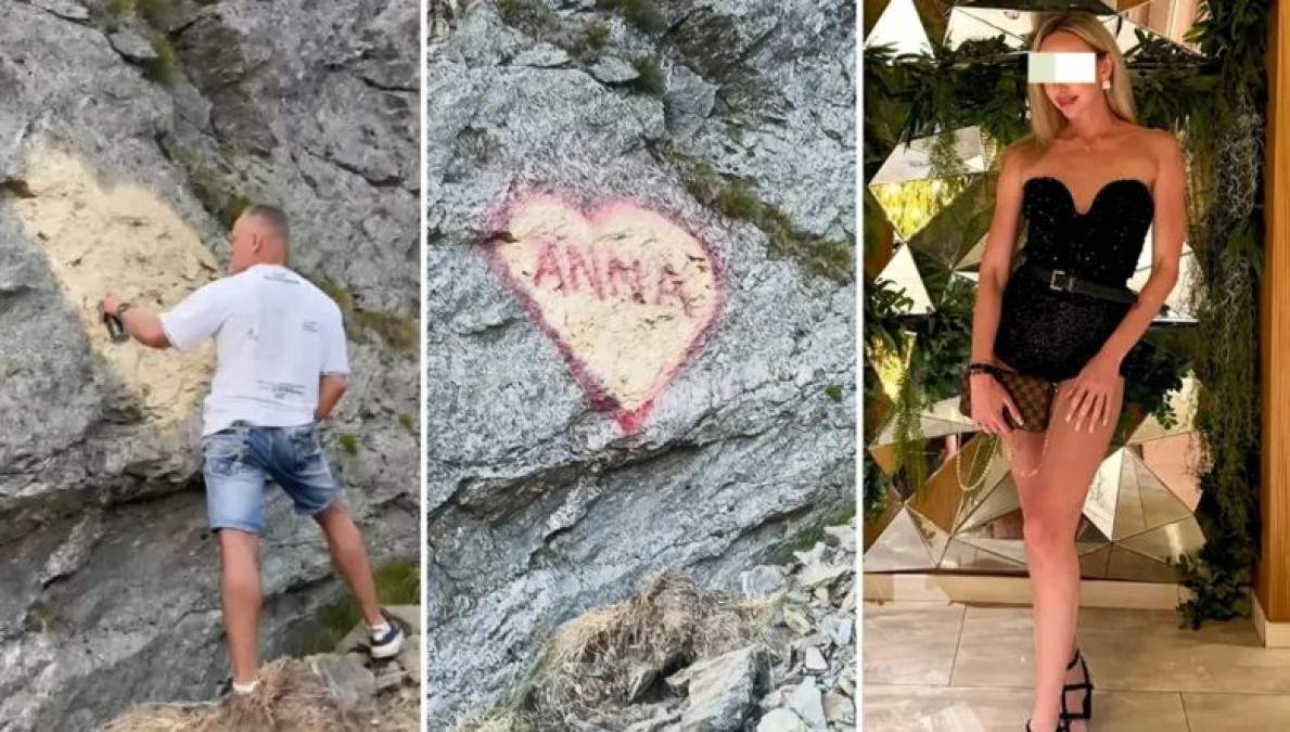 Ea este ANNA, femeia care l-a făcut pe bucureșteanul de 55 de ani, cu soție și copil acasă, să-i scrie numele pe o st&acirc;ncă. E ucraineancă, instructor de fitness și manichiuristă la un salon