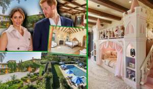 Pur și simplu wow! Cum arată conacul din California al lui Meghan Markle și al Prințului Harry. Costă 21 de milioane $. Are 16 dormitoare, o piscină imensă și un teren de tenis / GALERIE FOTO