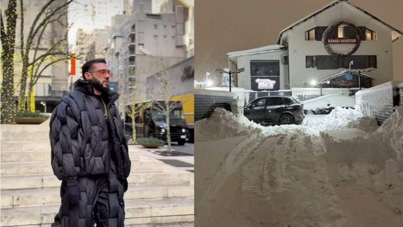 Dorian Popa, captiv în zăpadă! Cum arată strada pe care locuiește vloggerul