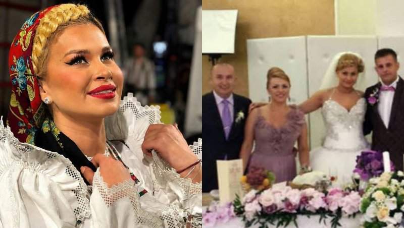 Imagini rare de la nunta Oanei Tomoiagă. Nașii artistei au fost Cornelia și Lupu Rednic