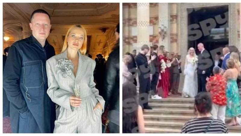Ce rochie de mireasă superbă a purtat soția lui Bubu Cernea, Elena Mogîldea! Cei doi s-au căsătorit religios astăzi